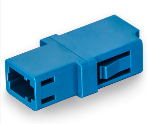 Industrial-grade optical fiber patch cord flange 